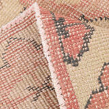 Antique handmade vintage rug 202x138cm