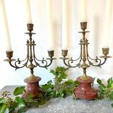 Pair of antique candlesticks