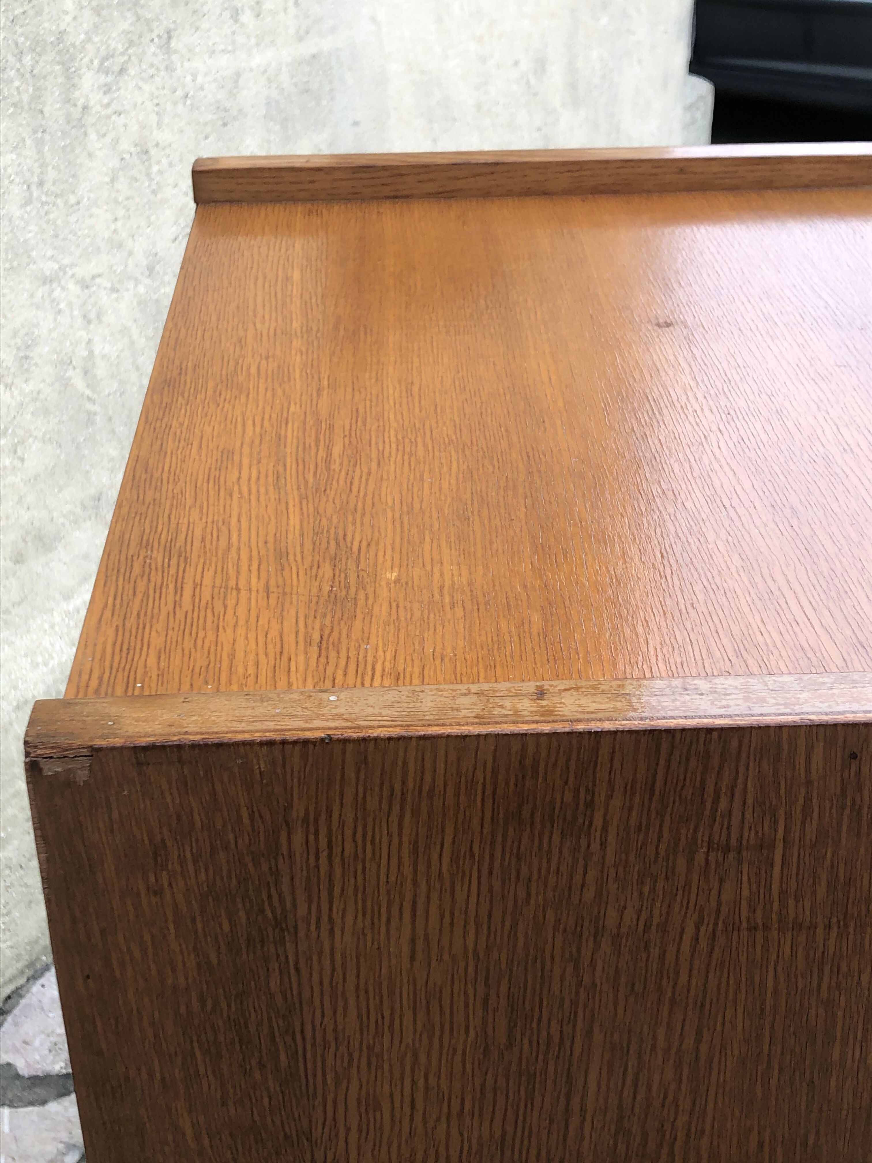 Ragpicker compass feet 1950 in light wood