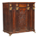 Antique walnut and fir wardrobe with drawers, Italy, 18th century.