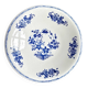 St Amand round hollow dish in blue earthenware