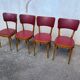 Set de 4 chaises bistrot baumann vinyl