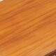 Vintage Scandinavian teak coffee table with woven shelf - 1960s