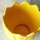 Water lily shaped earthenware pot