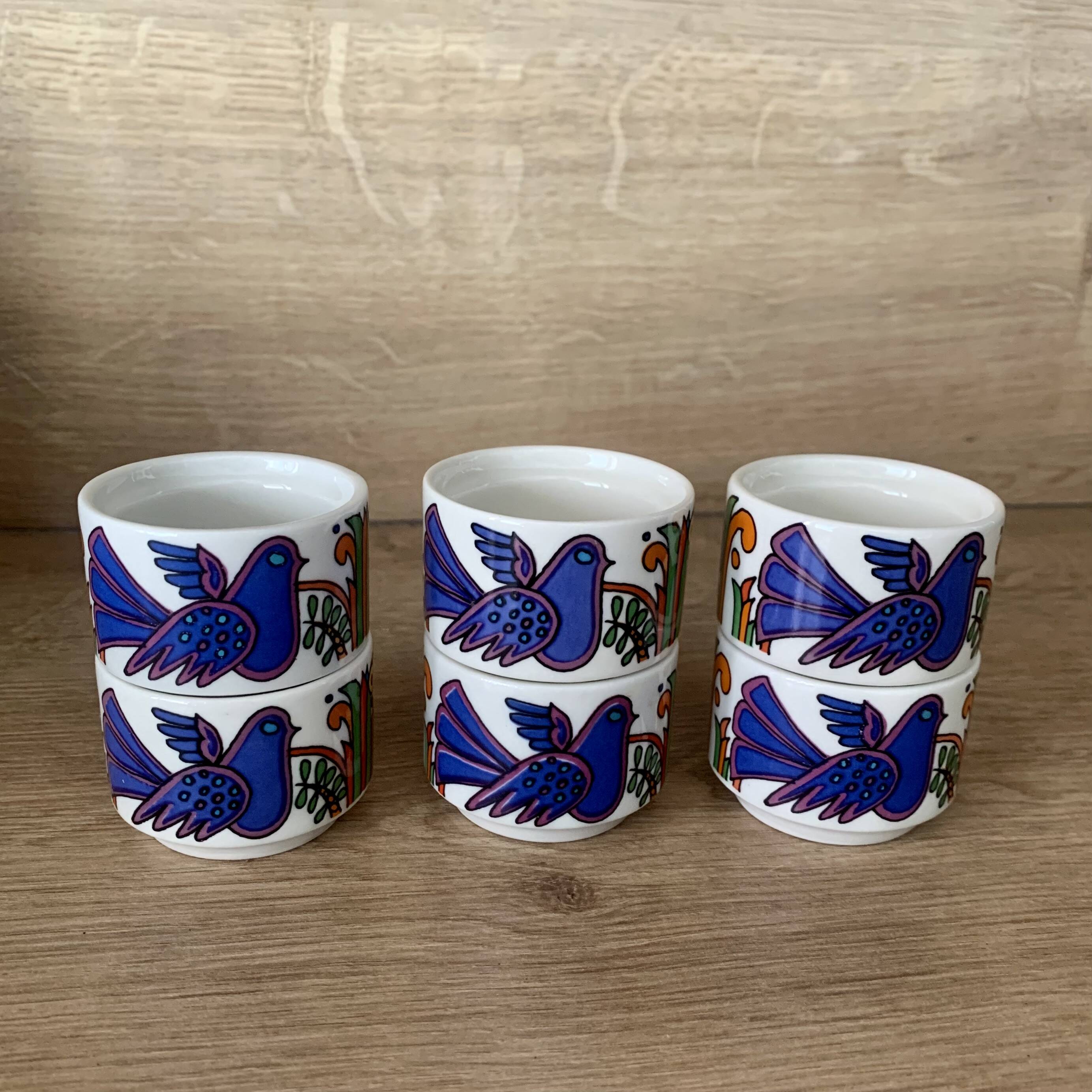 Set of 6 egg cups Villeroy & Boch Acapulco
