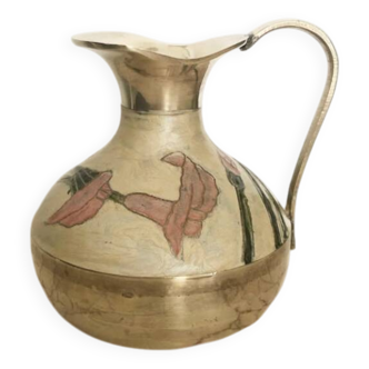 Vase vintage en laiton
