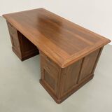 1950s walnut counter or desk