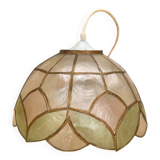 Mother-of-pearl pendant - Rose button