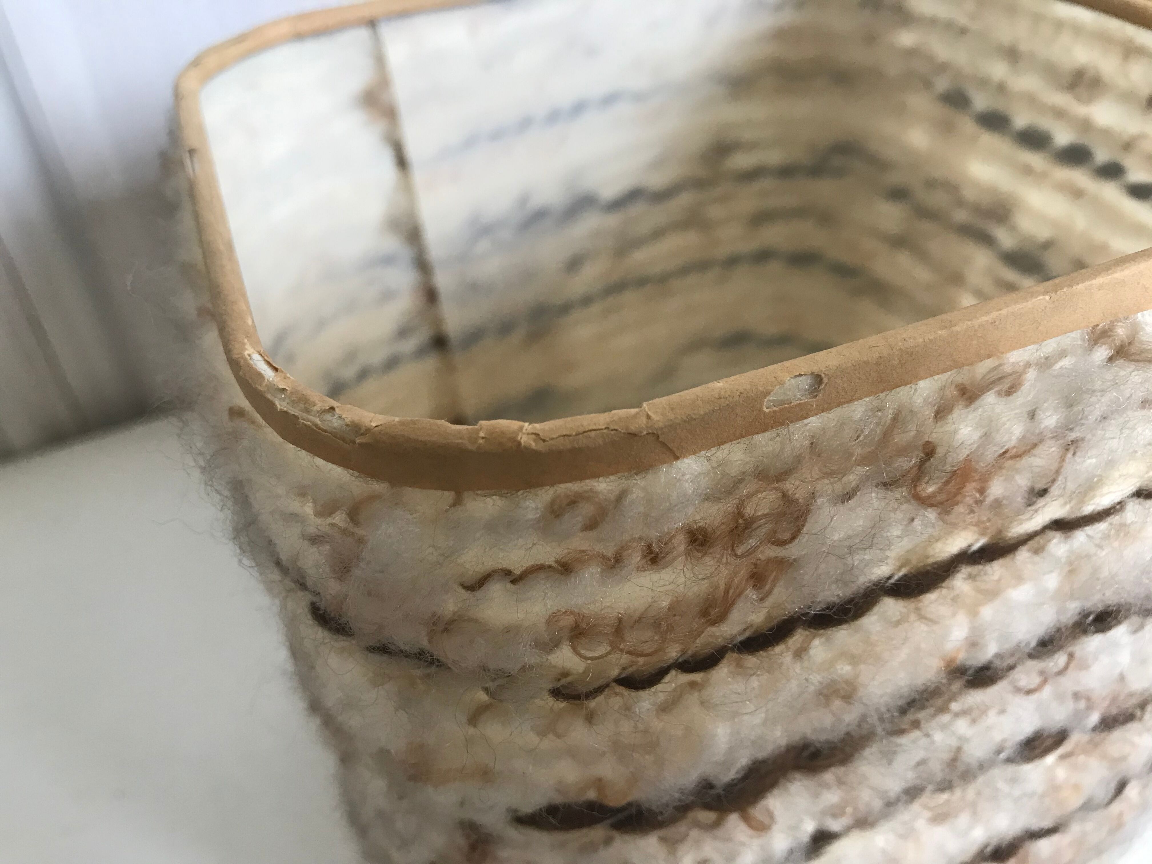 Pair of vintage lampshades 15x15