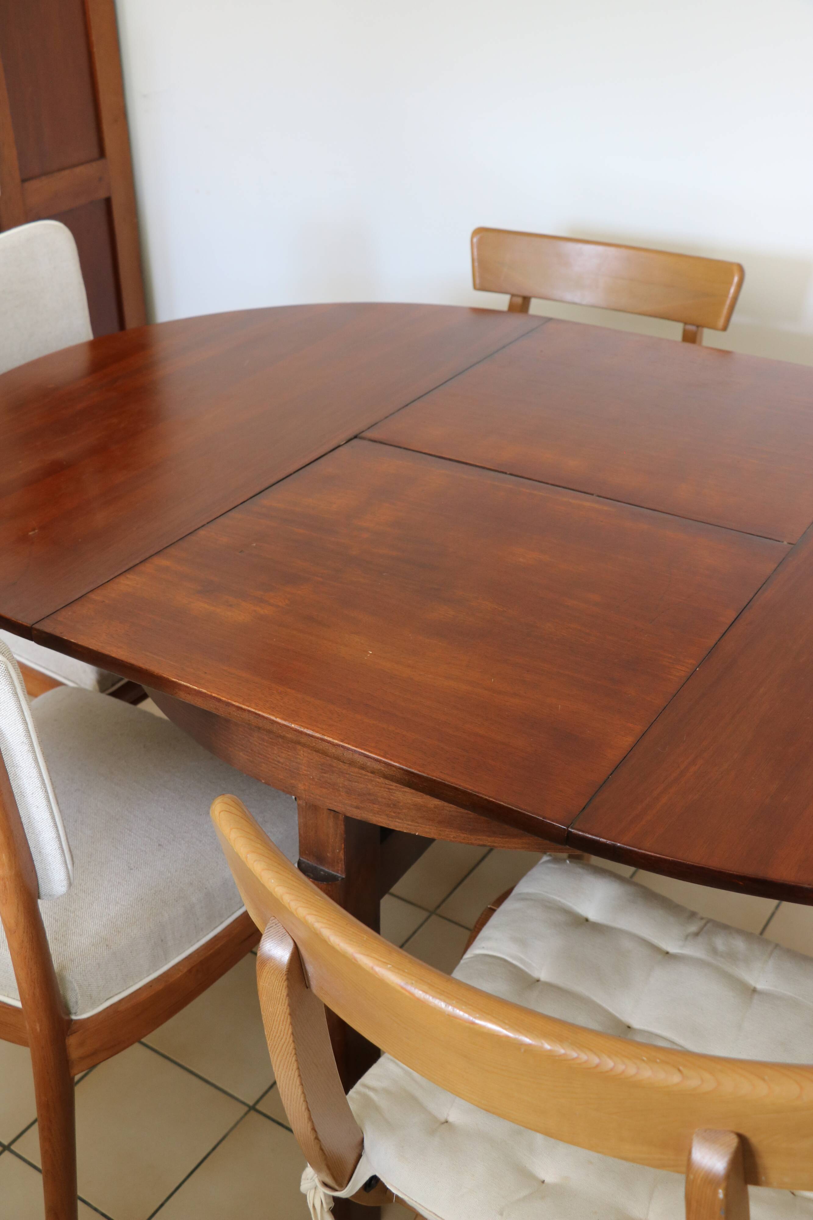 Extendable round table butterfly system 1950