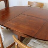 Table ronde extensible système papillon 1950