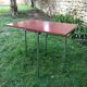 Foldable formica table
