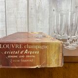 Crystal flutes of Arques