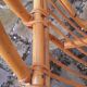 Vintage 1950s rattan magazine holder