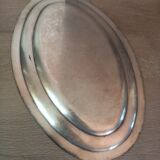 Oval silver plated dish