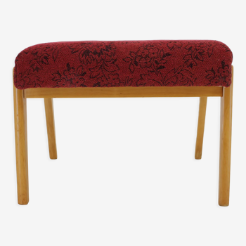 Tabouret de hêtre des années 1960, Tchécoslovaquie