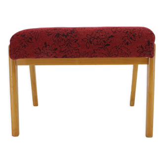 Tabouret de hêtre des années 1960, Tchécoslovaquie