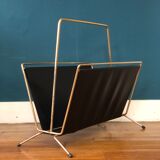 Vintage metal magazine holders