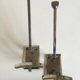 Pair of chrome coatrack 60