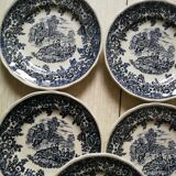 Set of 11 plates Lunéville