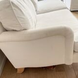 White sofa 2 places