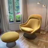 Armchair + Ottoman Knoll Platner