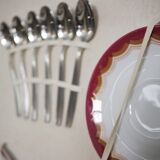 Vintage schirnding coffee service in porcelain, germany, 1970s, set of 21