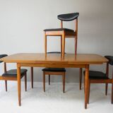 Set Of 4 1970’s Mid Century Dining Chairs By Schreiber
