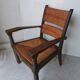 Vintage brutalist armchair