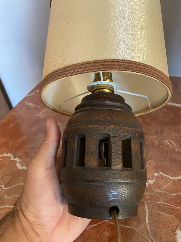 Paire de lampe de chevet brutaliste