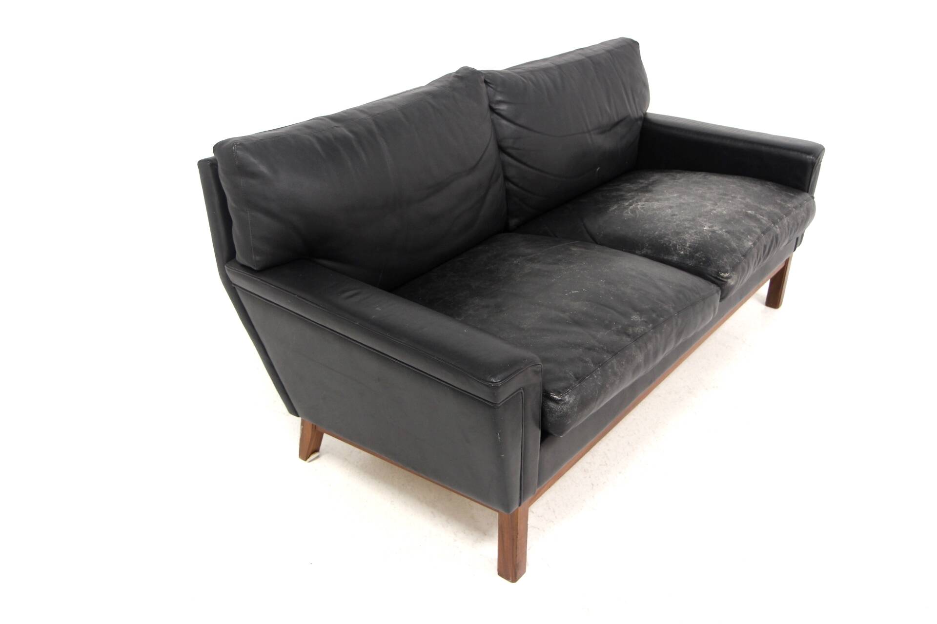 Scandinavian leather sofa "Åland", Möbel-Ikéa, Sweden, 1960