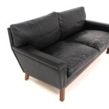 Canapé scandinave en cuir "Åland", Möbel-Ikéa, Suède, 1960