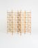 Five-panel rattan folding screen, Scandinavia, 1960s