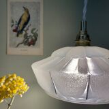 Suspension lamp vintage art deco glass