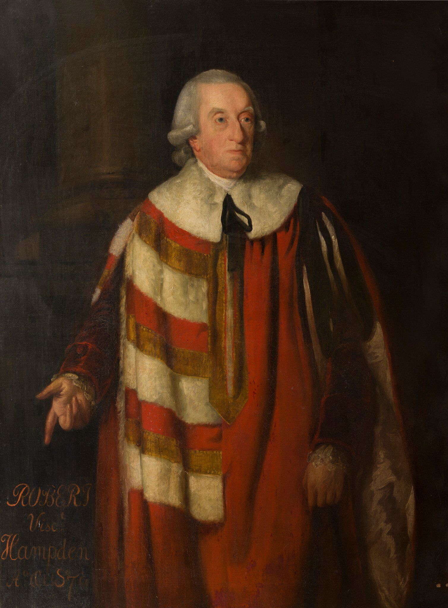 English portrait XVIII th century