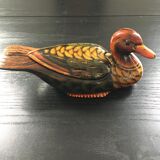 Lacquered wood duck box