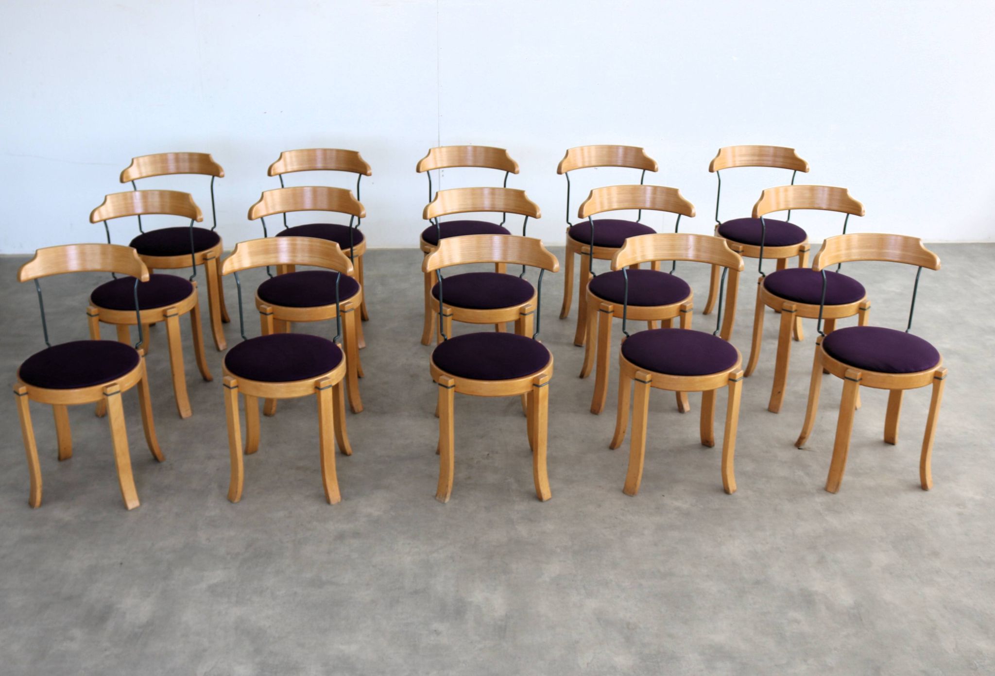 set of 10 vintage chairs | dining chairs | 1970s | Denmark