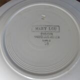 10 plates Mary Lou Digoin Sarreguemines
