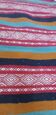 Tapis ethnique traditionnel multicolore en pure laine 110x60cm