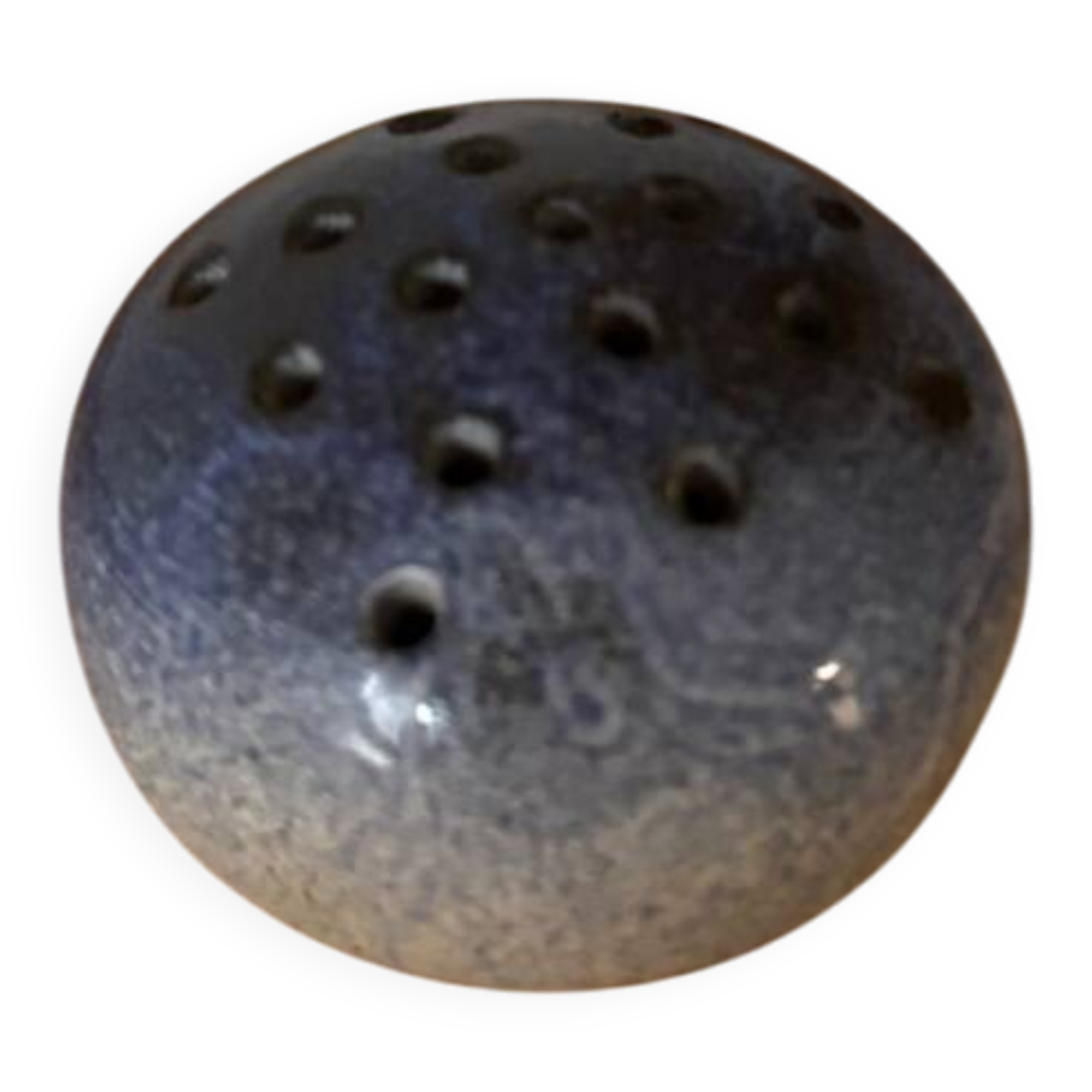 Vintage pretty little blue flower brooch signed