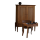 Danish modern birch desk/dining table attributed to Philip Arctander, 1940s.