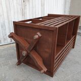 Revolving library of ancient notary 1920 oak