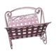 Romantic vintage magazine rack