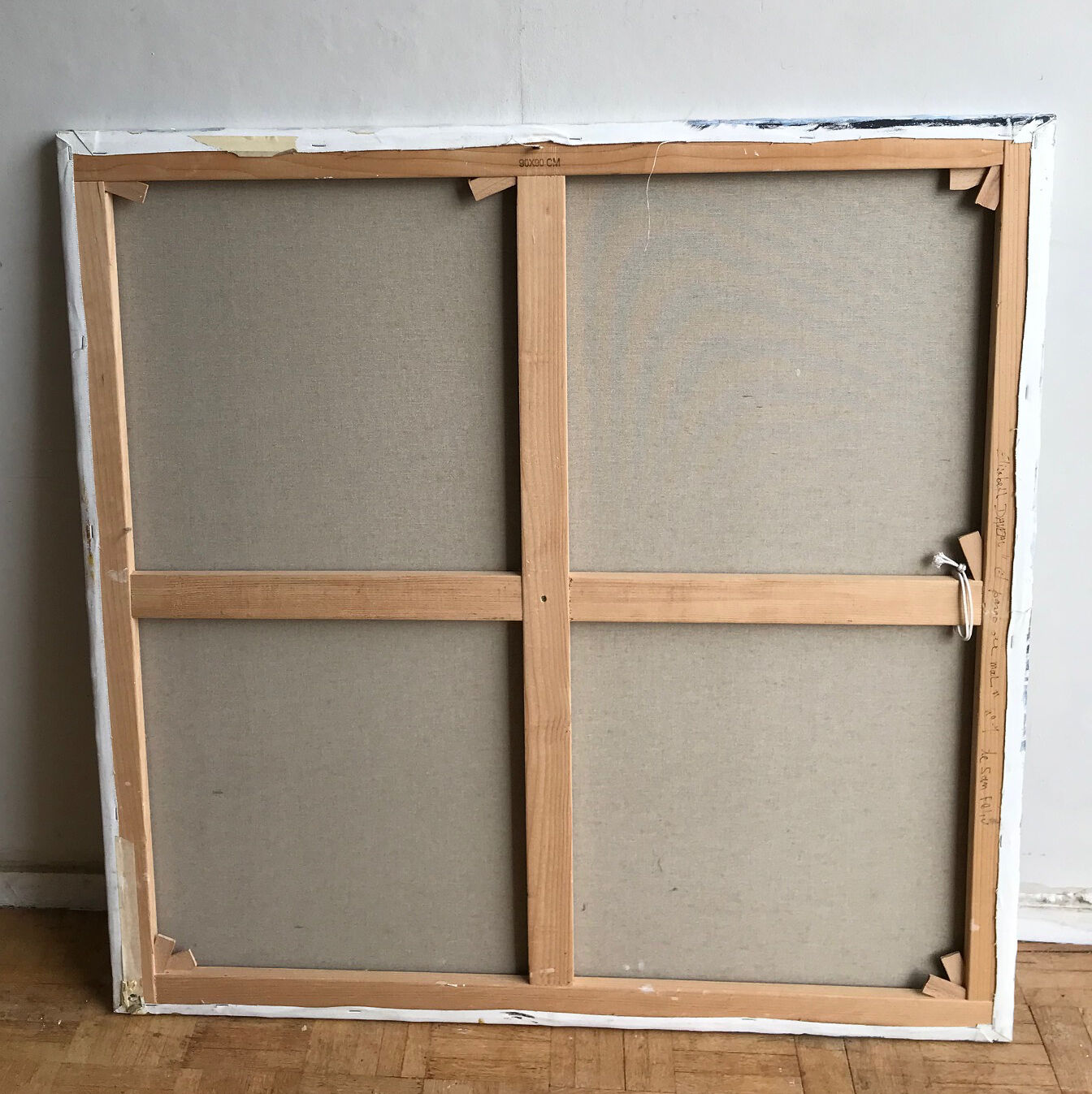 Abstract painting - Oil on canvas - 90 x 90 cm