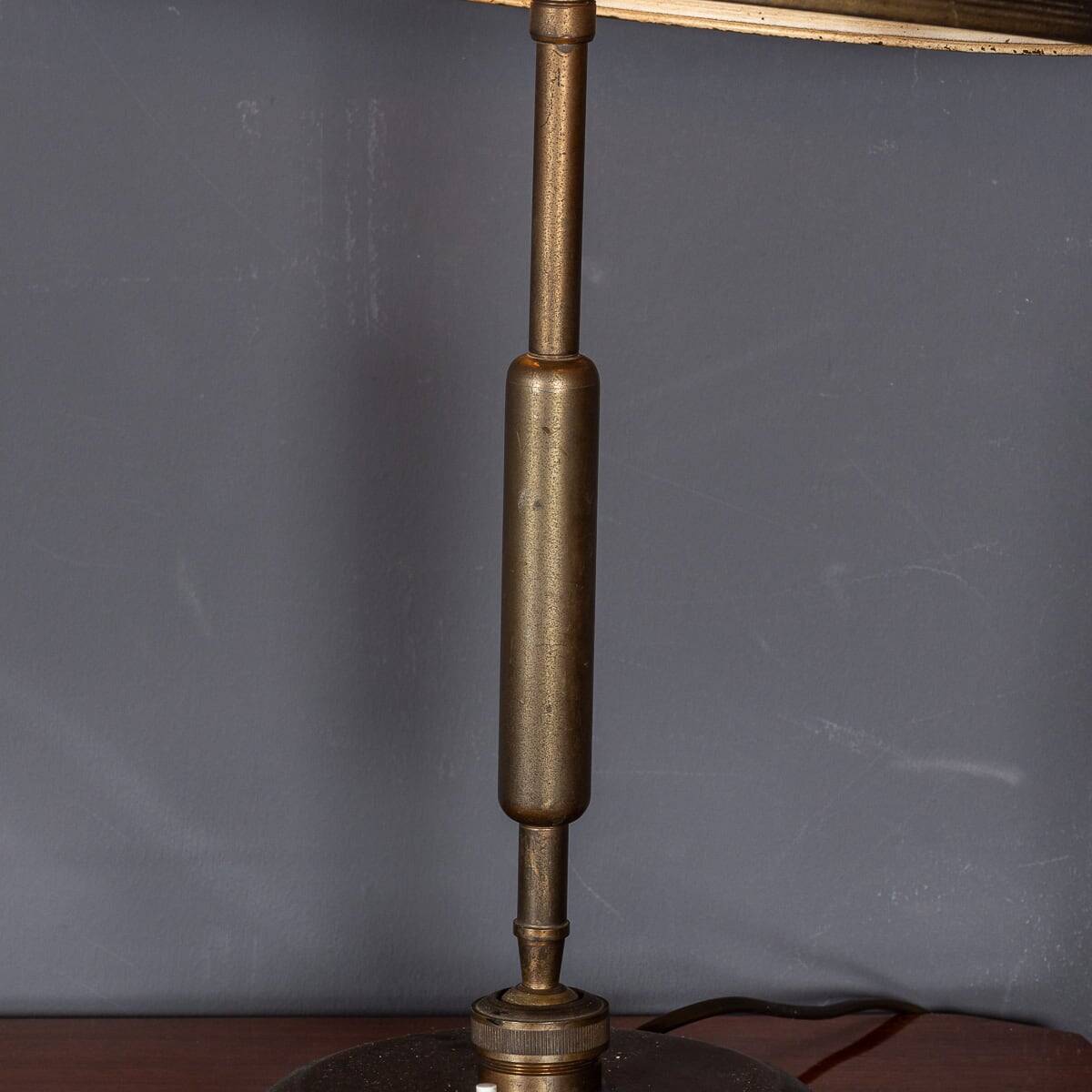 20thc bronze adjustable table lamp attributed to giovanni michelucci c.1945