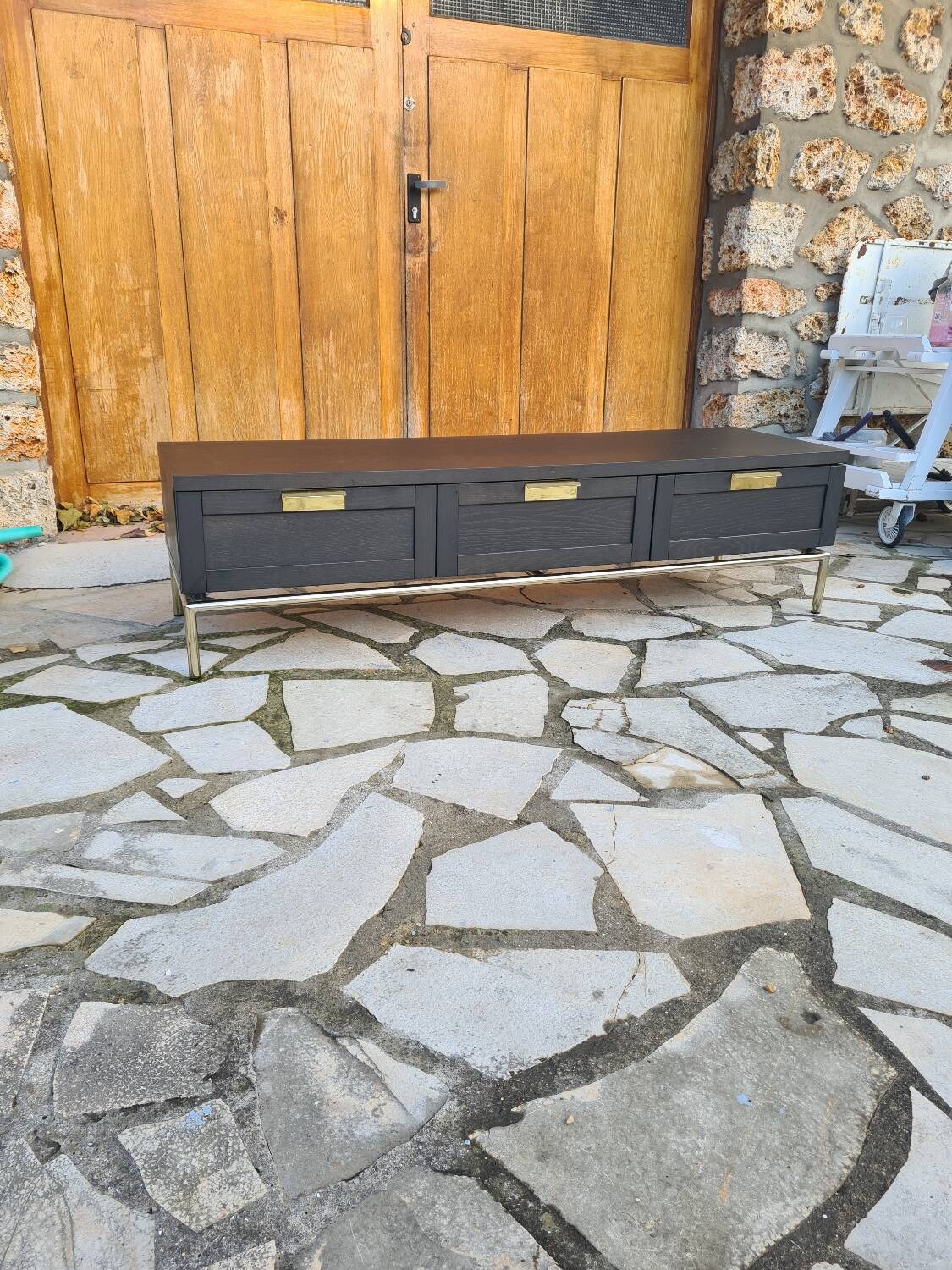 Scandinavian low sideboard WOODMAN