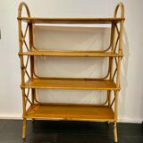 Rattan shelf