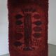 Vintage Swedish red wool rya rug | 1960s