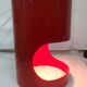 Vintage red lamp from the 70s