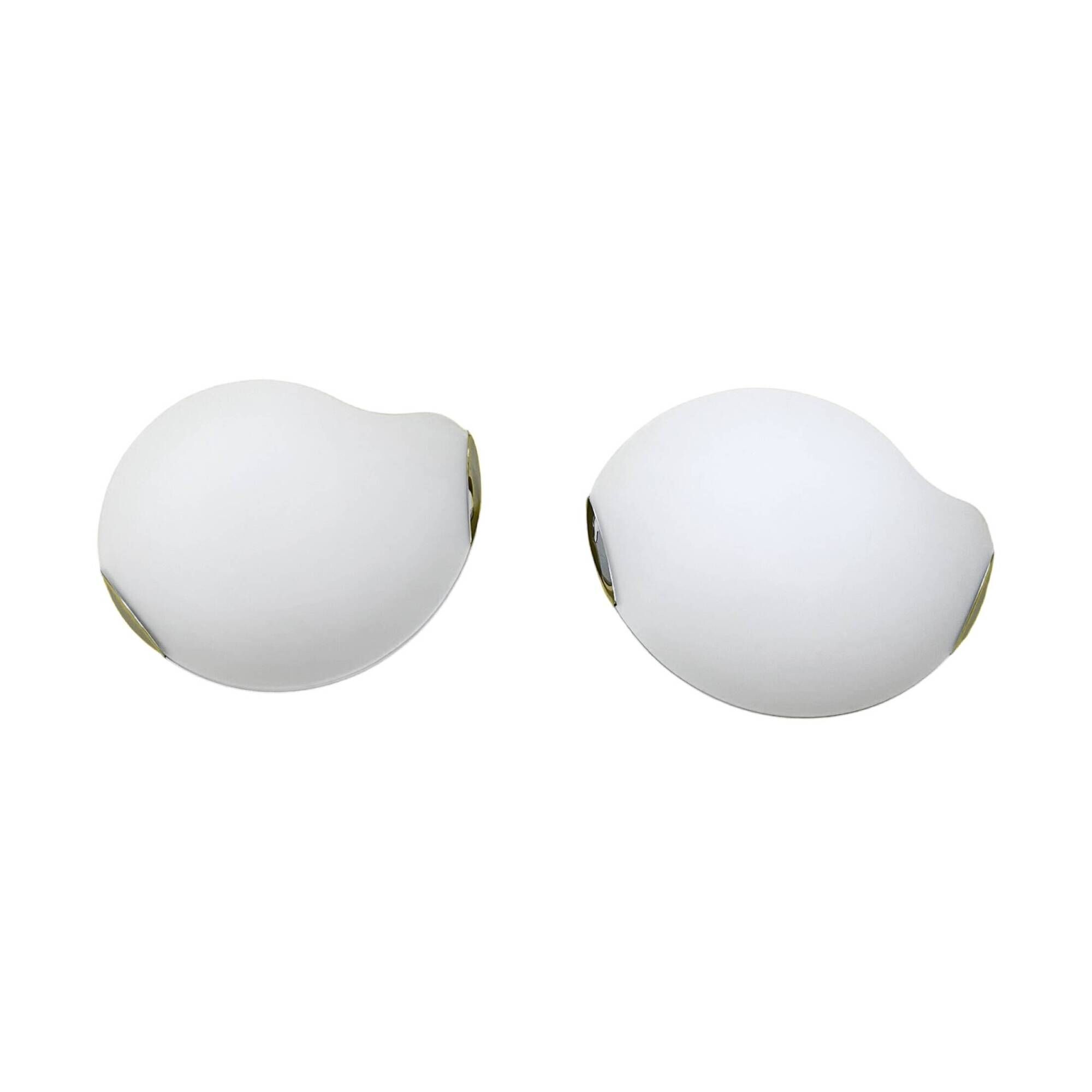 A pair of modernist wall lamps, Fabas Luce, Italy, 1980s.